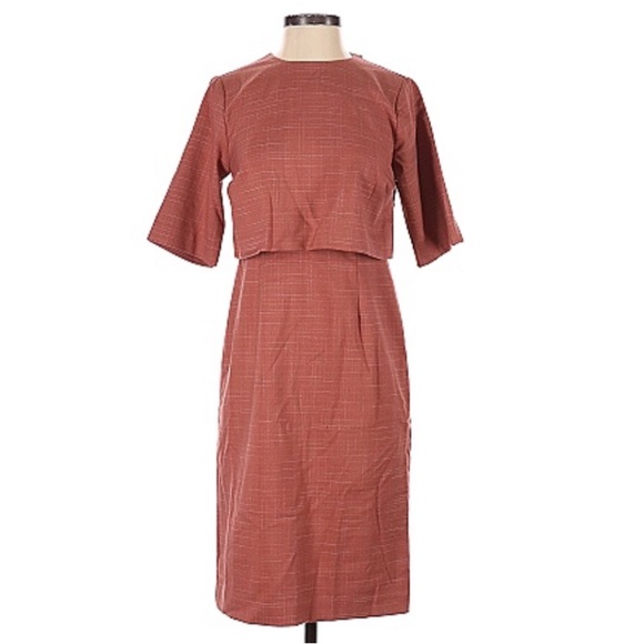 Ann Taylor Rust Career Dress - Picture 10 of 11